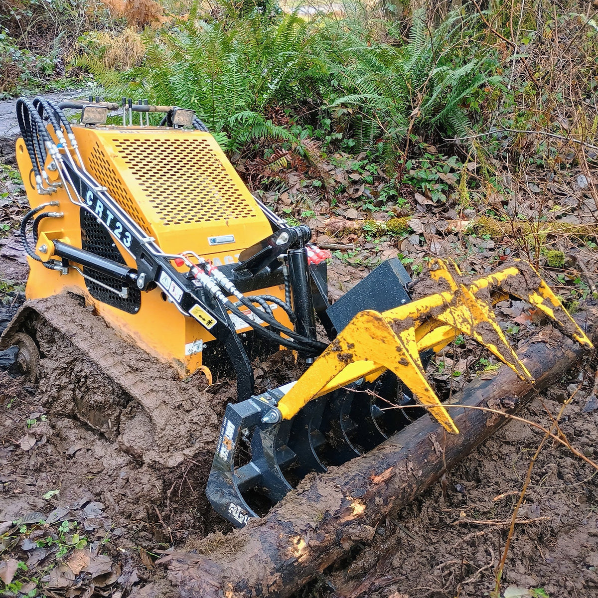 MechMaxx 42" Skeleton Grapple — Mini Skid Steer Attachment