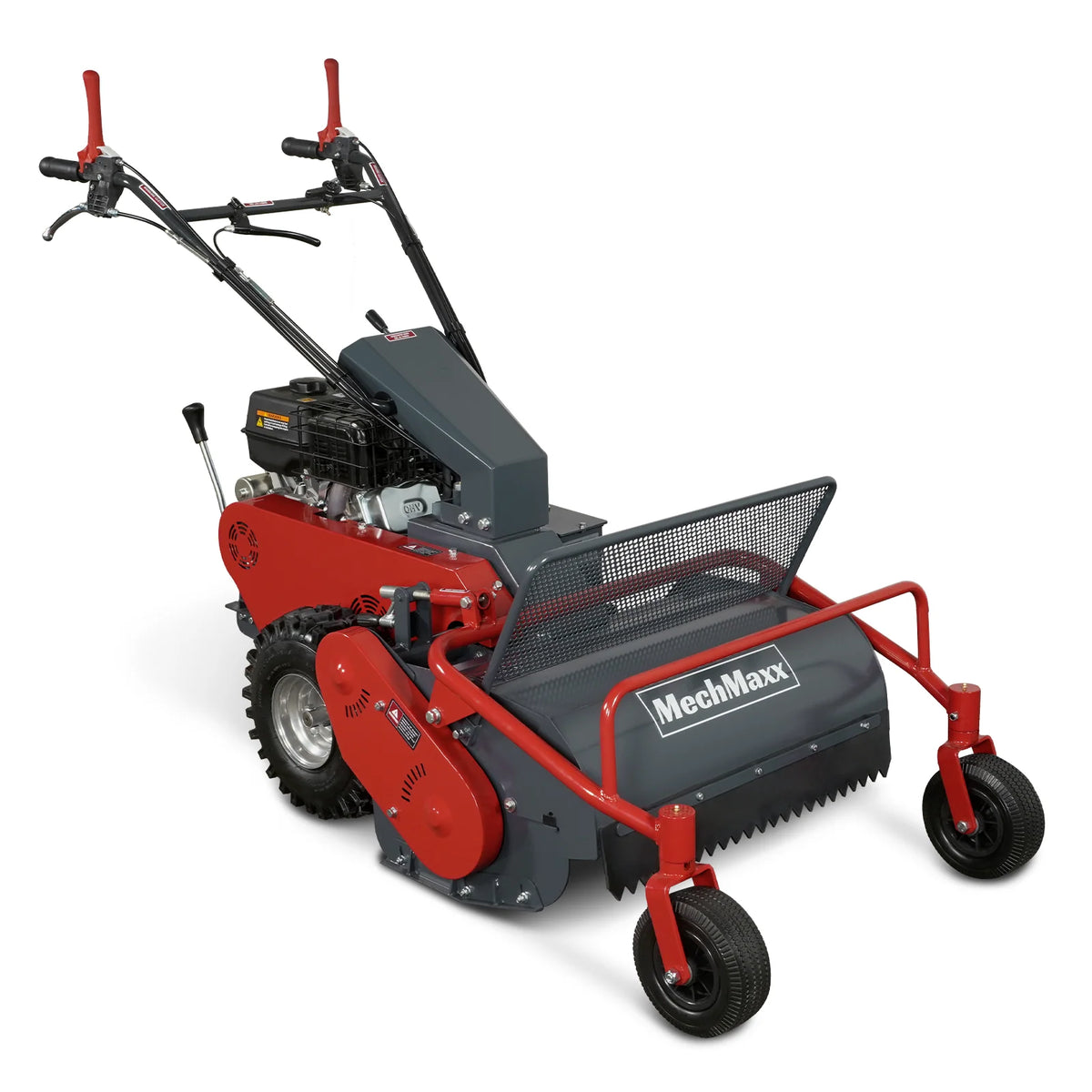 MechMaxx 27" Walk Behind Flail Mower, 10HP 302cc, Self-Propelled, Wheeled, Electric Start, SFM27W