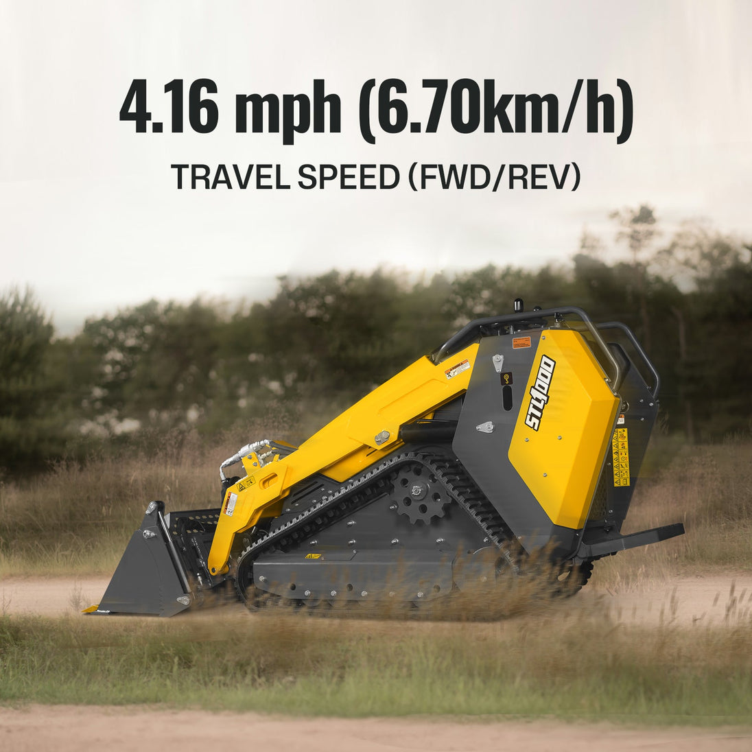 MechMaxx Croba TL1000 Mini Tracked Loader