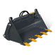 MechMaxx 44" 4-in-1 Combo Bucket — Mini Skid Steer Attachment
