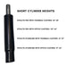 Replacement gas lift cylinder for Stealth chair