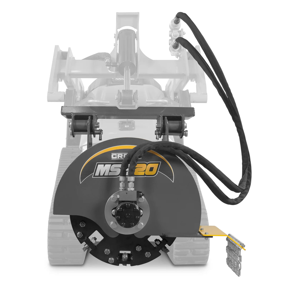 MechMaxx 20" Stump Grinder Attachment — 24 Carbide Teeth