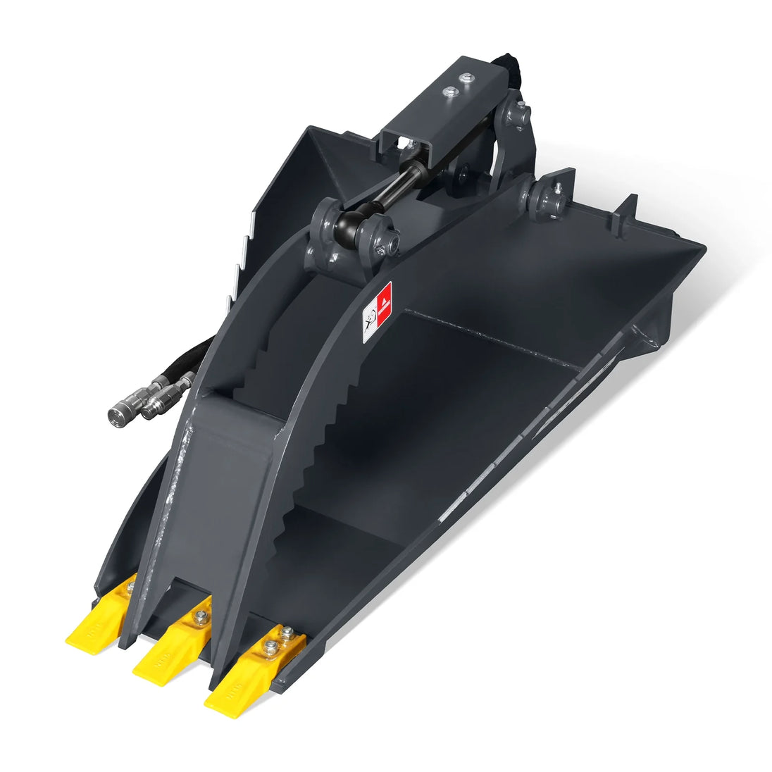 MechMaxx 36" Stump Grapple Bucket — Mini Skid Steer Attachment