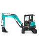 Sunward SWE60UF mini excavator, rear view