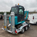 Sunward SWE20F mini excavator enclosed cab interior