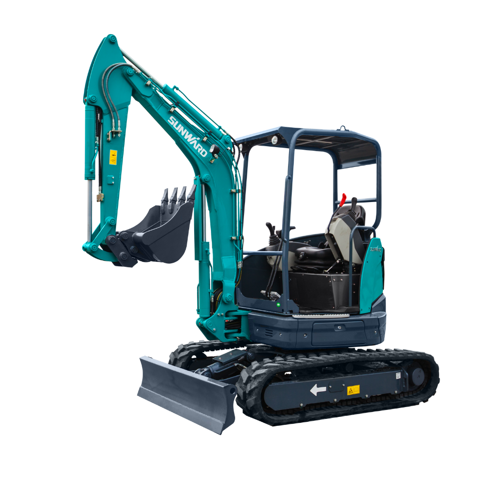 Sunward SWE35UF mini excavator operator station