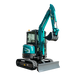 Sunward SWE35UF 3.5-ton zero-tail mini excavator, side view