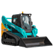 Sunward SWTL4538 compact track loader with bucket, front three-quarter view