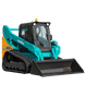 Sunward SWTL4538 compact track loader with bucket, front three-quarter view