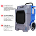 190 Pint Commercial Industrial Dehumidifier 7,000 ft² Rated LGR Integrated Pump Drain Hose - view 6