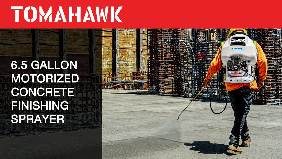 6.5 Gallon Backpack Concrete Sprayer .5 GPM Gas Finishing Tool for Cement Sealant Curing Stain - view 3