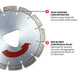 6" XP Red Series Diamond Premium Hard Concrete Saw Blade - view 4