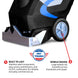 3-in-1 Commercial Carpet Extractor Cleaner, 18” Width, 9 Gallon Dual Tanks, Dual 1000W Motors for Hotels, Offices & Upholstery - view 8