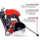 20 Inch Walk Behind Concrete Saw with 13 HP Honda Water Tank GX390 Engine for Asphalt Concrete Cutting - view 4