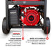 4000 Watt Honda Powered Generator Portable Gas Power Professional Use - view 3