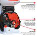 4 Gal Motorized Fertilizer Spreader Broadcast Lawn Seed Ice Melt Salt - view 6