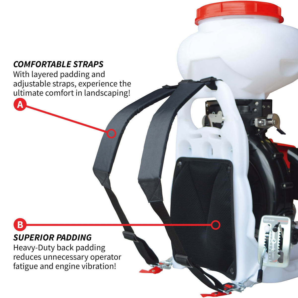 4 Gal Motorized Fertilizer Spreader Broadcast Lawn Seed Ice Melt Salt - view 9