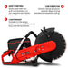 14" Concrete Saw 74cc Handheld Cut-Off Saw 5" Cutting Depth Gas Powered Water Cooling System Commercial Concrete Cutter for Asphalt Masonry Rebar & Roadwork - view 5