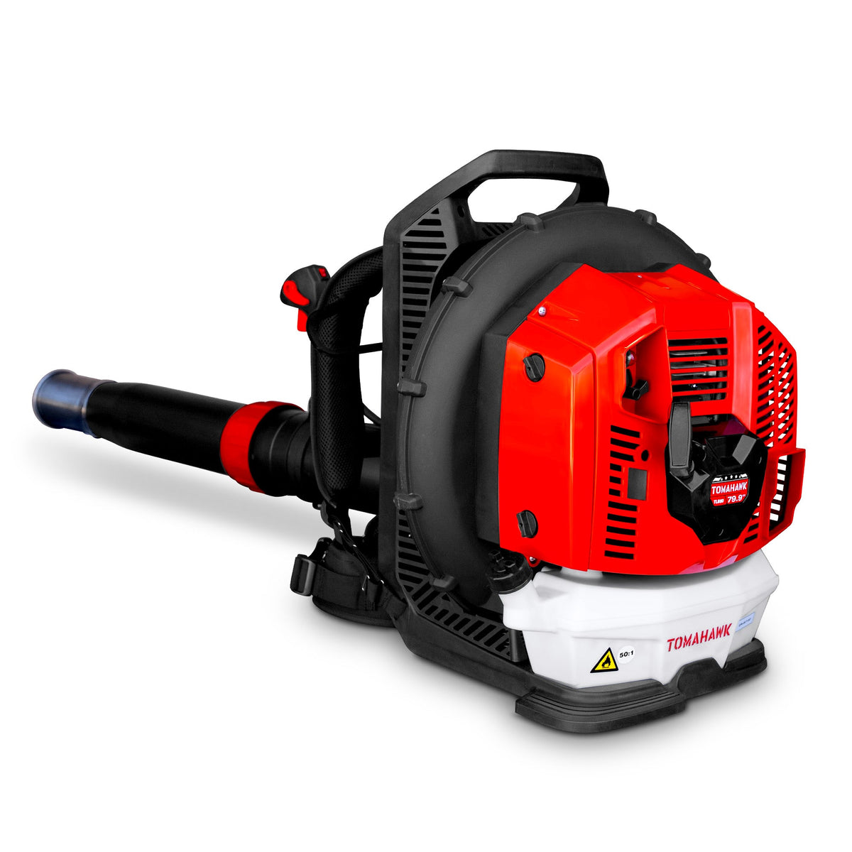 79.9cc Commercial Backpack Leaf Blower 1,272 CFM 222 MPH Lightweight Professional Gas Powered Blower Landscaping Lawn Care Property Maintenance - view 9