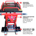 Electric Hydraulic Lift Table 600 lb, 59 in. Extension Portable Powered Scissor Lift Cart for Warehouses, Shops & Material Handling - view 6
