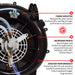 3.7 Gal Turbo Boosted Backpack Mosquito Fogger Leaf Blower for Pest Control - view 7