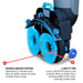 Electric Floor Scrubber Cleaner with 18” Power Mop Brushes Cordless 36V Battery Powered - view 8