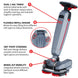 Tomahawk Electric Floor Scrubber Cleaner with 16” Power Mop Brushes Cordless Battery Powered - view 10