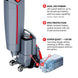 Tomahawk Electric Floor Scrubber Cleaner with 16” Power Mop Brushes Cordless Battery Powered - view 6