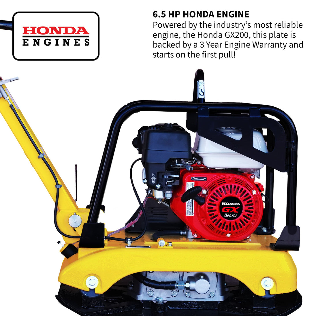 Tomahawk 6.5 HP Honda Reverse Hydraulic Plate Compactor for Soil, Aggregate, Cohesive Compaction - view 6