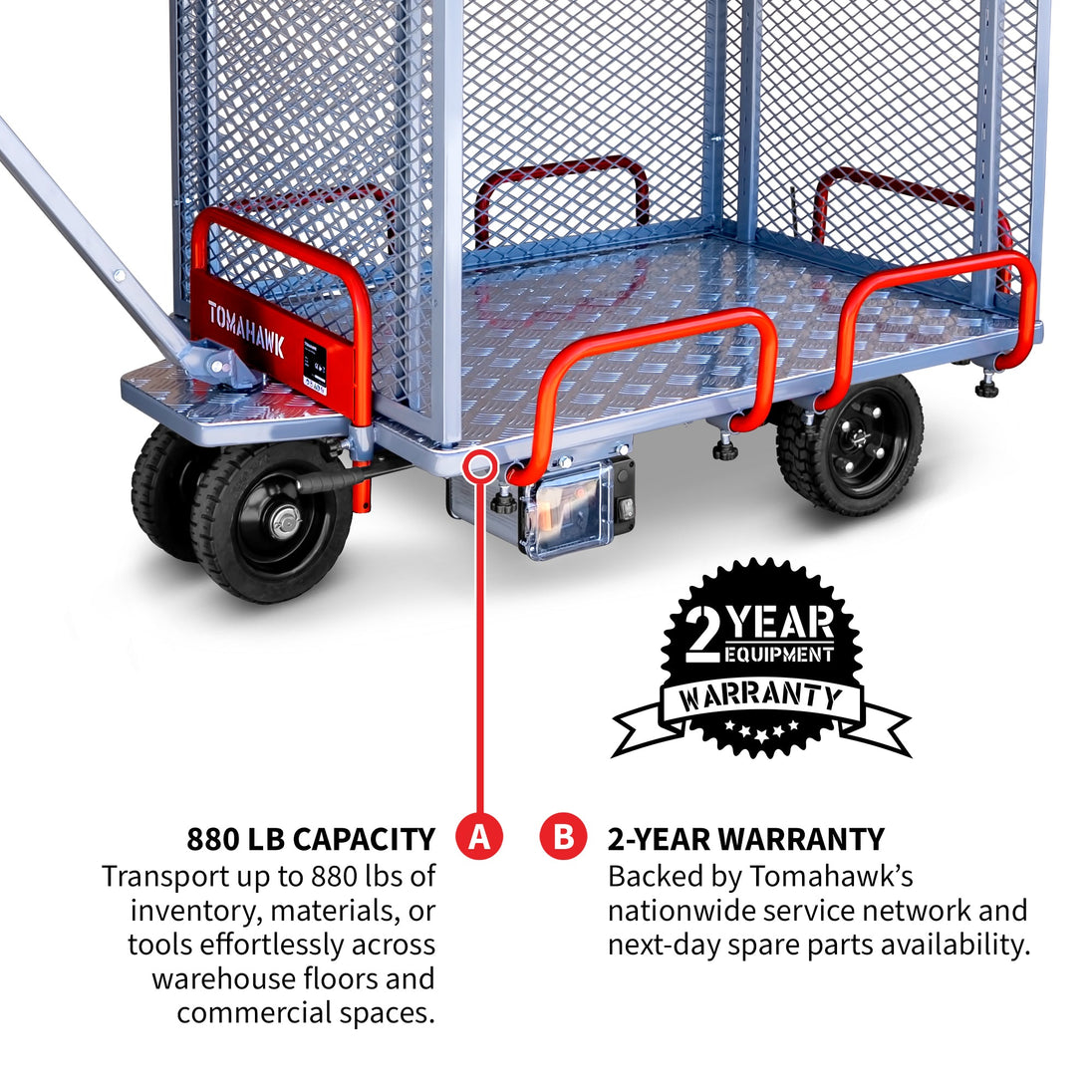 Powered Stock Picker 400kg Capacity for Warehouses, Shops & Material Handling - view 5