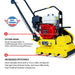 5.5 HP Honda Paver Roller Compactor 17x12 for Pavers, Bricks, Stone, Sand Compaction - view 6