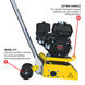 8” Gas Concrete Scarifier Planer Grinder with 5.5 HP Honda Engine & Drum - view 13
