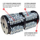 8” Gas Concrete Scarifier Planer Grinder with 5.5 HP Honda Engine & Drum - view 10