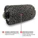 8-Inch Steel Wire Brush Drum Scarifier Attachment - view 5