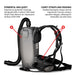 Electric Backpack Vacuum 6 qt Lightweight Commercial High-Performance Cleaning Solution - view 7