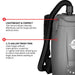 Electric Backpack Vacuum 6 qt Lightweight Commercial High-Performance Cleaning Solution - view 8