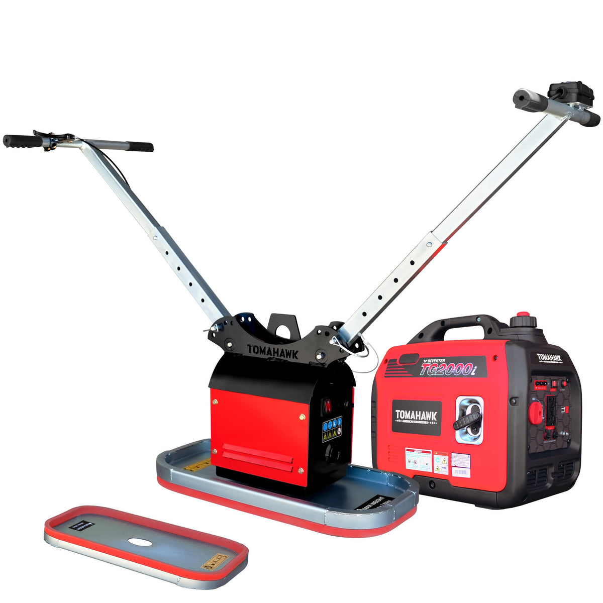 Tomahawk 440 lb Electric Paver Slab Vacuum Lifter 1200W for Hardscaping, Concrete, and Stone Placement - view 12