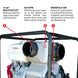 4 Inch Trash Water Pump 423 GPM 13 HP GX390 powered by Honda Portable Utility - view 4