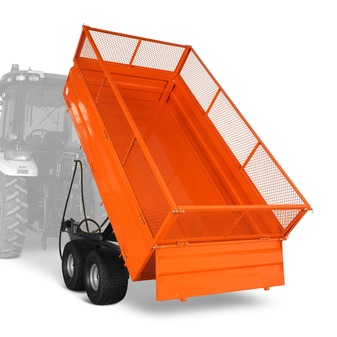 MechMaxx 2-Ton Heavy-Duty Dump Trailer — DT4X8W, Tall Sides