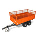 MechMaxx 2-Ton Heavy-Duty Dump Trailer DT4X8W tall sides