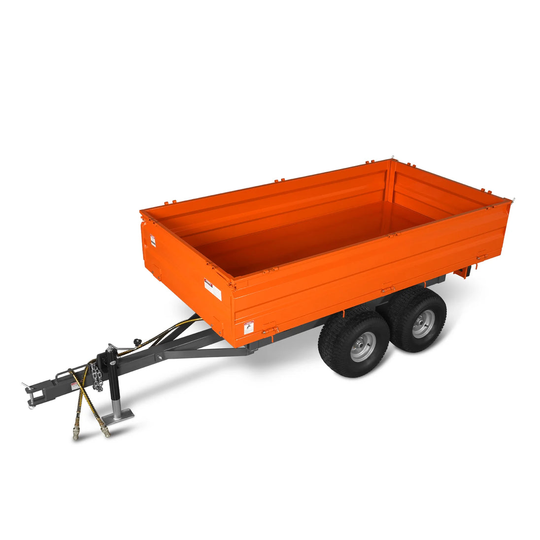 MechMaxx 2-Ton Heavy-Duty Dump Trailer — DT4X8W, Tall Sides