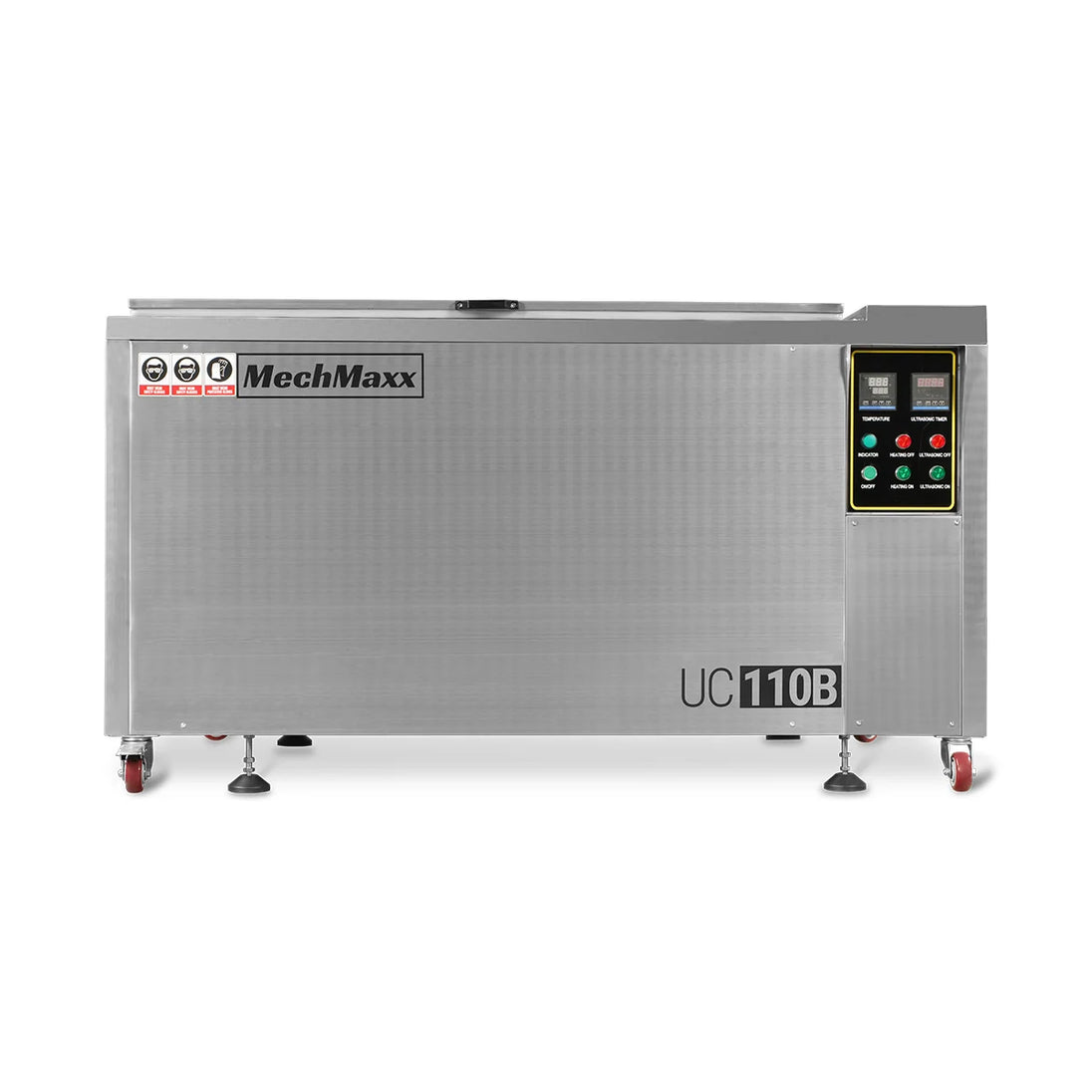 MechMaxx 114 Gal / 432L Heavy Duty Industrial Ultrasonic Parts Washer, 28kHz 60 Transducers , SS304 Tank, 10kW Heater, 208–240V 3 Phase Power - view 2