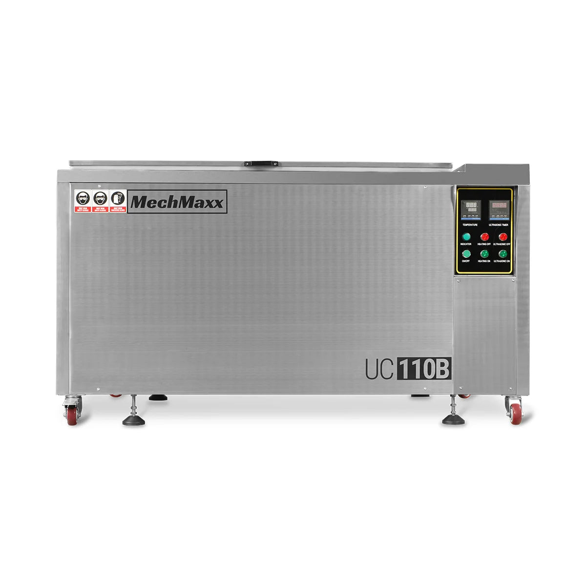MechMaxx 114 Gal / 432L Heavy Duty Industrial Ultrasonic Parts Washer, 28kHz 60 Transducers , SS304 Tank, 10kW Heater, 208–240V 3 Phase Power - view 2