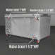 MechMaxx 114 Gal / 432L Heavy Duty Industrial Ultrasonic Parts Washer, 28kHz 60 Transducers , SS304 Tank, 10kW Heater, 208–240V 3 Phase Power - view 6