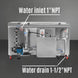 MechMaxx 81 Gal / 308L Heavy Duty Industrial Ultrasonic Parts Washer, 28kHz 40 Transducers, Oil Skimmer, SS304 Tank, 10kW Heater, 208–240V 3 Phase Power - view 6