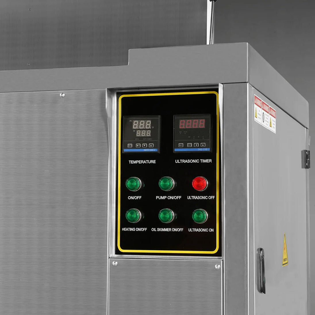 MechMaxx 81 Gal / 308L Heavy Duty Industrial Ultrasonic Parts Washer, 28kHz 40 Transducers, Oil Skimmer, SS304 Tank, 10kW Heater, 208–240V 3 Phase Power - view 8