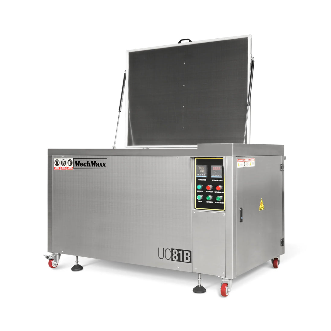 MechMaxx 81 Gal / 308L Heavy Duty Industrial Ultrasonic Parts Washer, 28kHz 40 Transducers, SS304 Tank, 10kW Heater, 208–240V 3 Phase Power