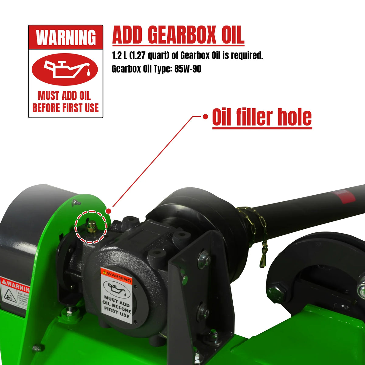 MechMaxx 48" Offset Ditch Bank Flail Mower — 3-Point, VAM48