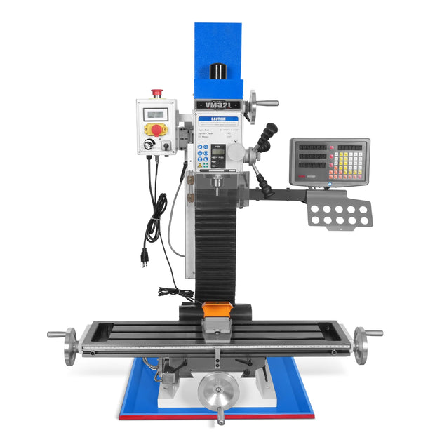 MechMaxx 8.25 by 33 inch Industrial Mill Drill Machine with DRO VM32LD