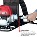 2HP Honda Concrete Vibrator with Flex Shaft Cable Whip Backpack - view 7